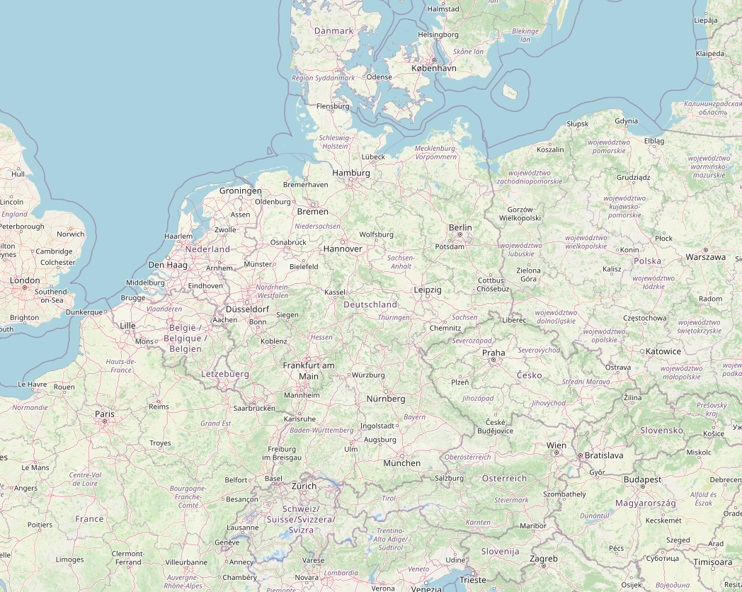 Eine Europakarte
