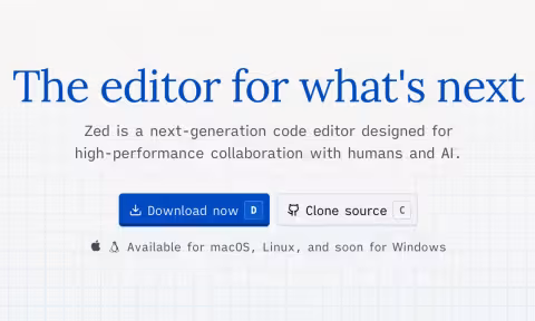 Screenshot Website Zed