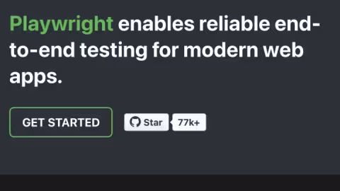 Screenshot Website: Playwright enables reliable end-to-end testing for modern web apps.